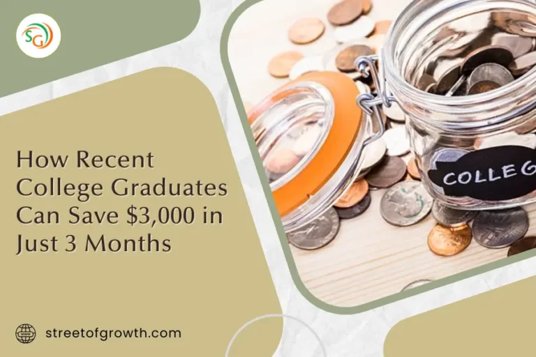 How recent college graduates can save $3,000 in 3 months with simple money-saving strategies