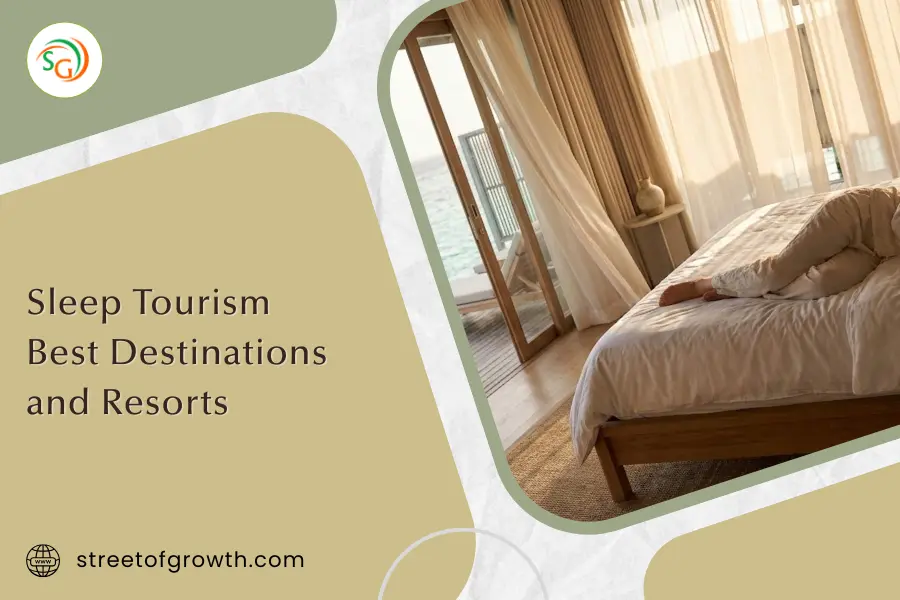 Person sleeping peacefully in a luxury overwater villa bedroom with sheer curtains, illustrating sleep tourism best destinations and resorts.