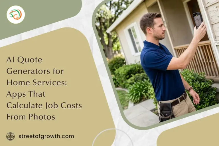 A professional home inspector uses a smartphone to capture photos of severely peeling paint and wood damage on a suburban house exterior, demonstrating the use of a contractor home inspection app for property assessment documentation.