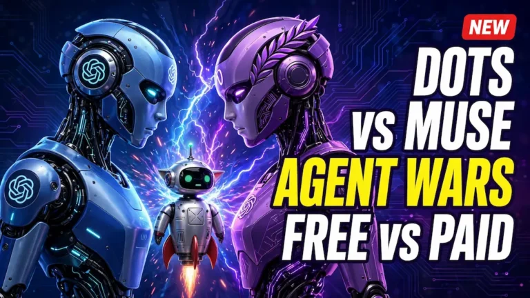 Dots vs Muse vs Grok Bot The AI Agent Wars, Free vs Paid